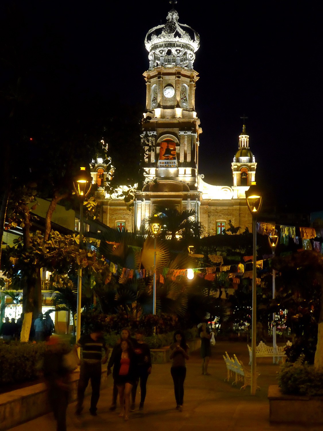 Church Iglesia de Guadalupe in the center of Puerto Vallarta
